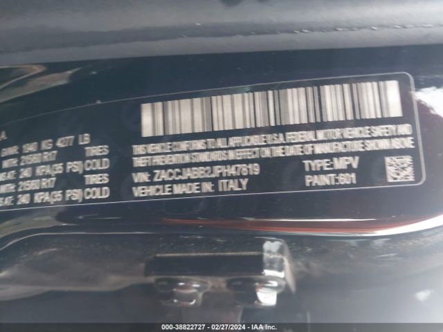 Photo 8 VIN: ZACCJABB2JPH47819 - JEEP RENEGADE 