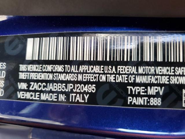 Photo 12 VIN: ZACCJABB5JPJ20495 - JEEP RENEGADE L 