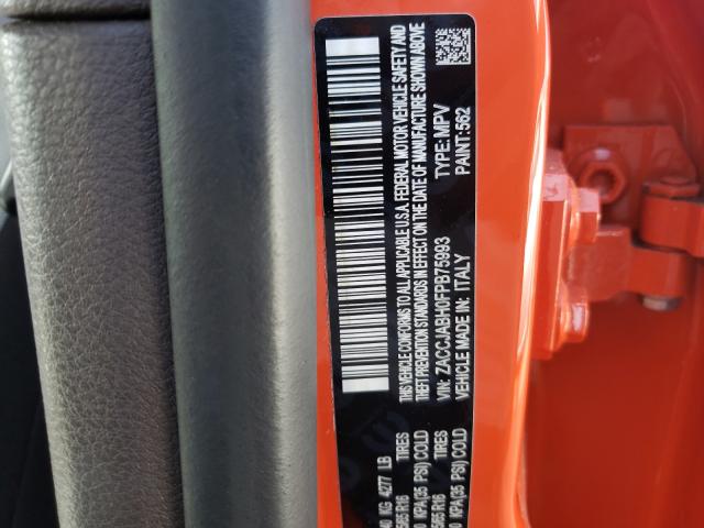 Photo 9 VIN: ZACCJABH0FPB75993 - JEEP RENEGADE 