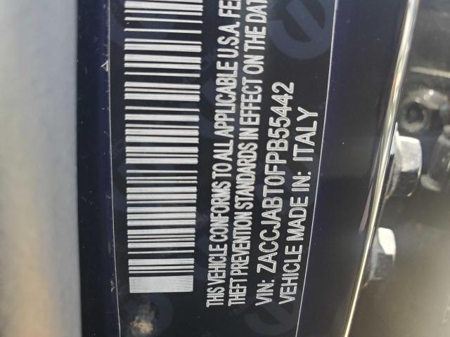 Photo 9 VIN: ZACCJABT0FPB55442 - JEEP RENEGADE L 