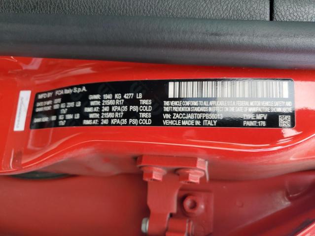 Photo 12 VIN: ZACCJABT0FPB56013 - JEEP RENEGADE 