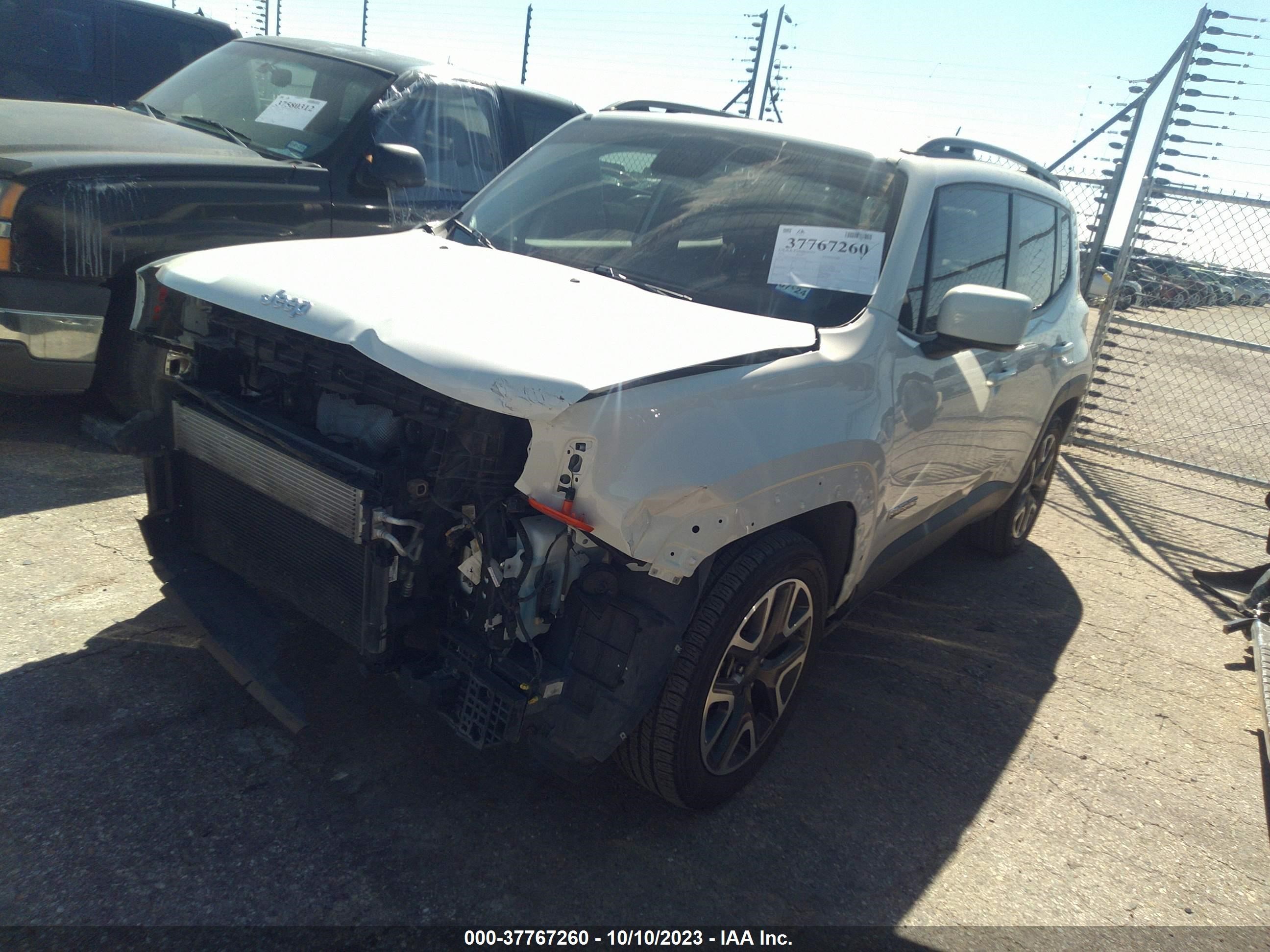 Photo 1 VIN: ZACCJABT2GPE14554 - JEEP RENEGADE 