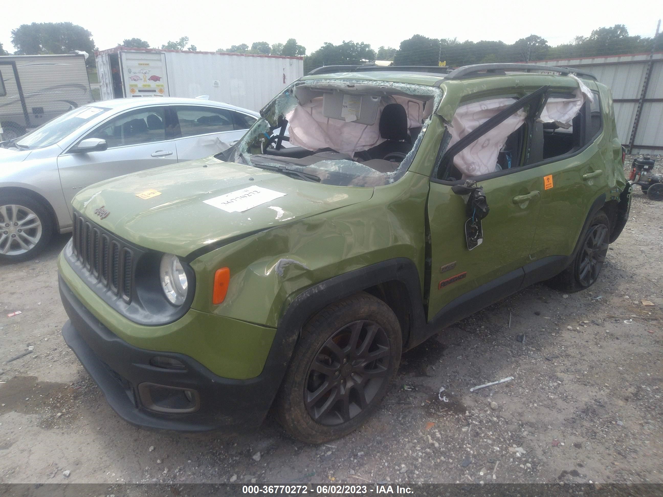 Photo 1 VIN: ZACCJABT6GPC63329 - JEEP RENEGADE 