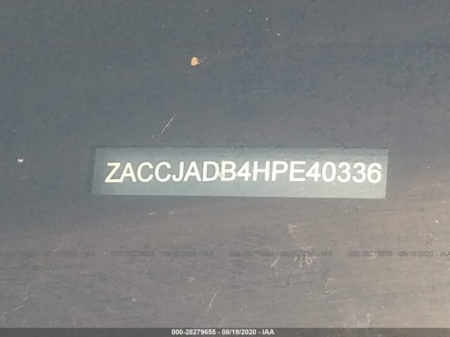 Photo 8 VIN: ZACCJADB4HPE40336 - JEEP RENEGADE 