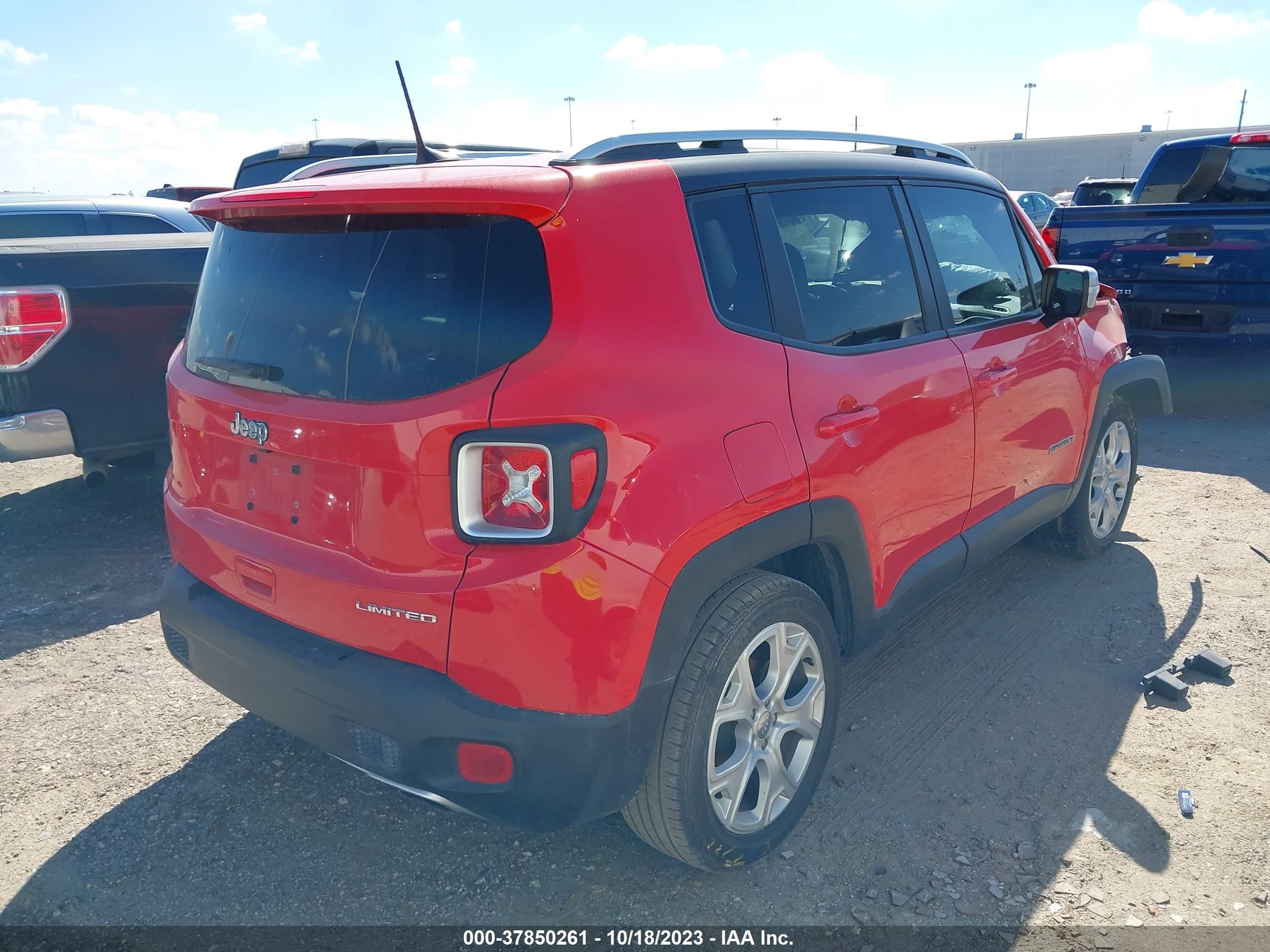 Photo 3 VIN: ZACCJADB8JPJ11450 - JEEP RENEGADE 