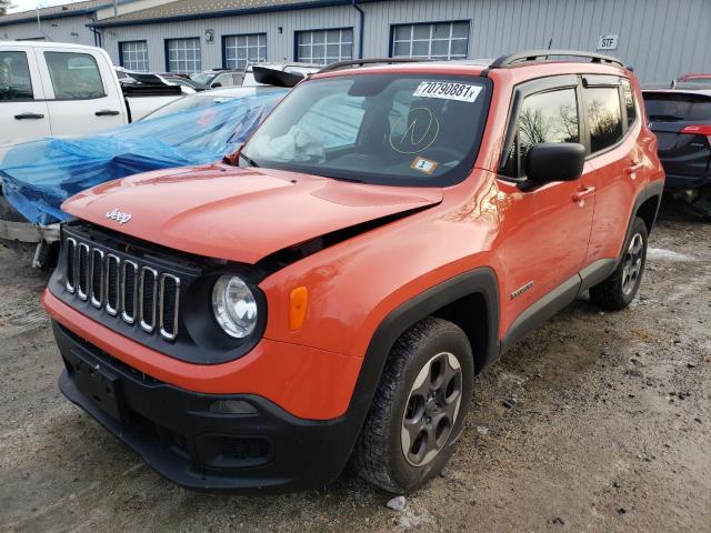 Photo 1 VIN: ZACCJBAB6HPE56158 - JEEP RENEGADE S 