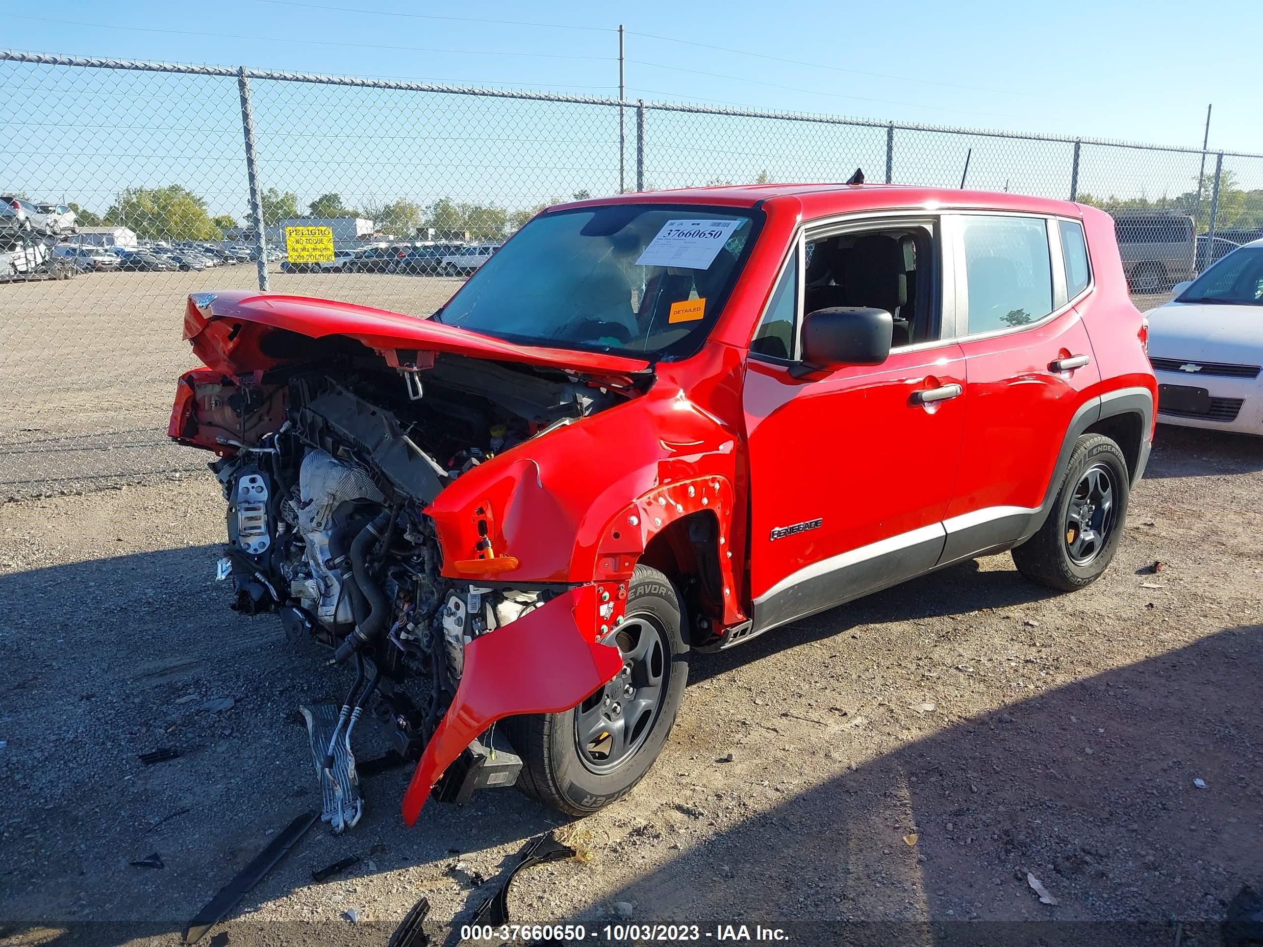 Photo 1 VIN: ZACCJBABXJPJ49949 - JEEP RENEGADE 