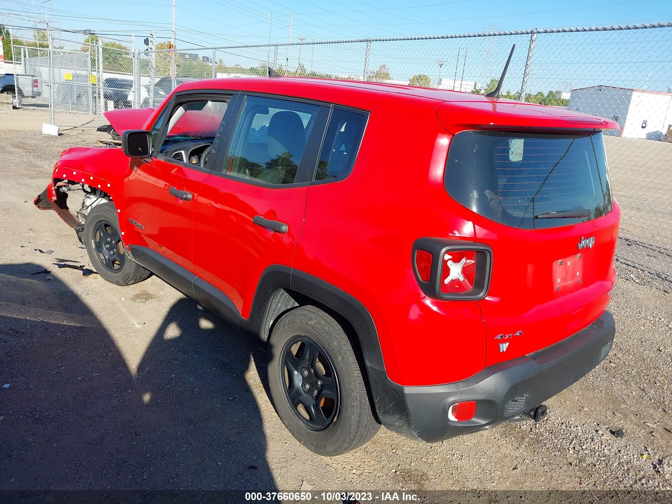 Photo 2 VIN: ZACCJBABXJPJ49949 - JEEP RENEGADE 