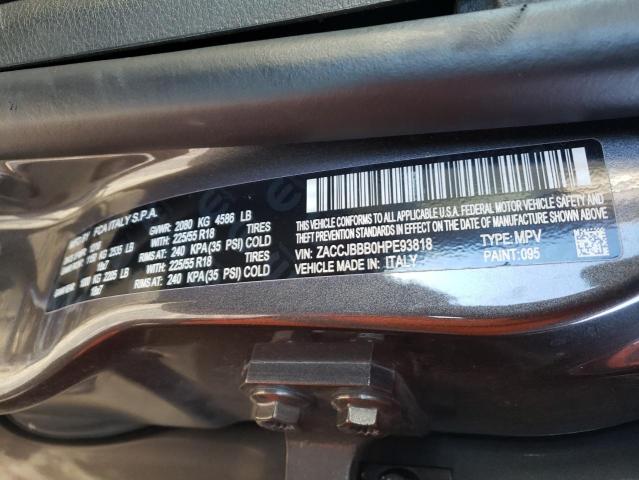 Photo 12 VIN: ZACCJBBB0HPE93818 - JEEP RENEGADE L 