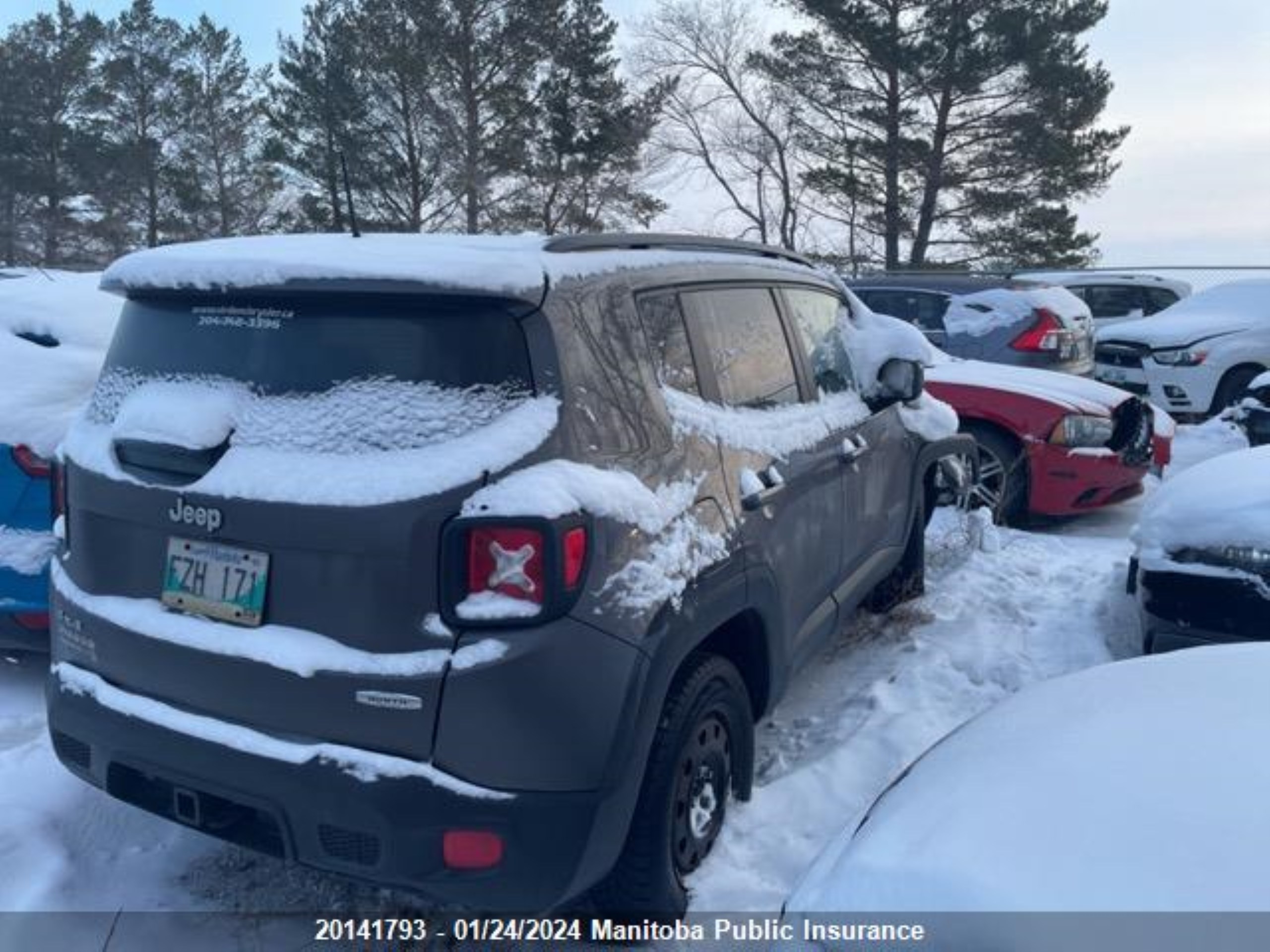 Photo 3 VIN: ZACCJBBB3HPF50156 - JEEP RENEGADE 