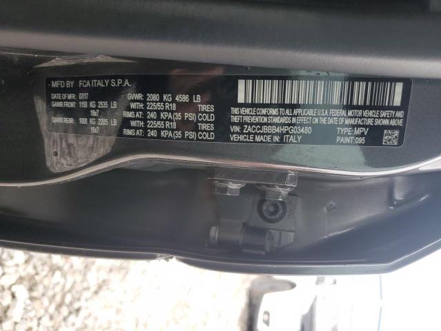 Photo 11 VIN: ZACCJBBB4HPG03480 - JEEP RENEGADE L 