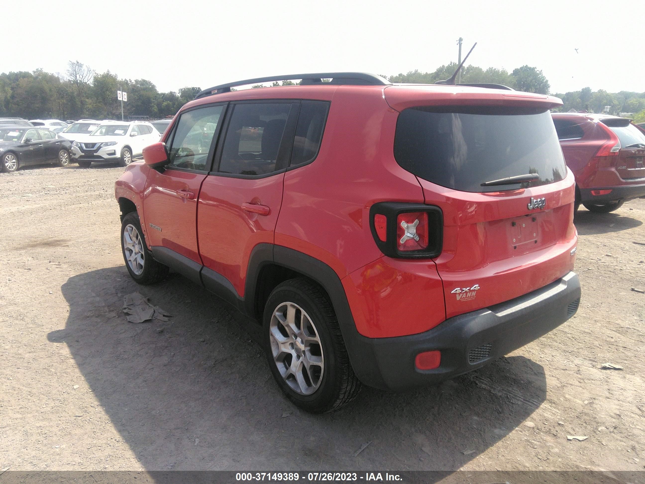 Photo 2 VIN: ZACCJBBT0FPB59415 - JEEP RENEGADE 