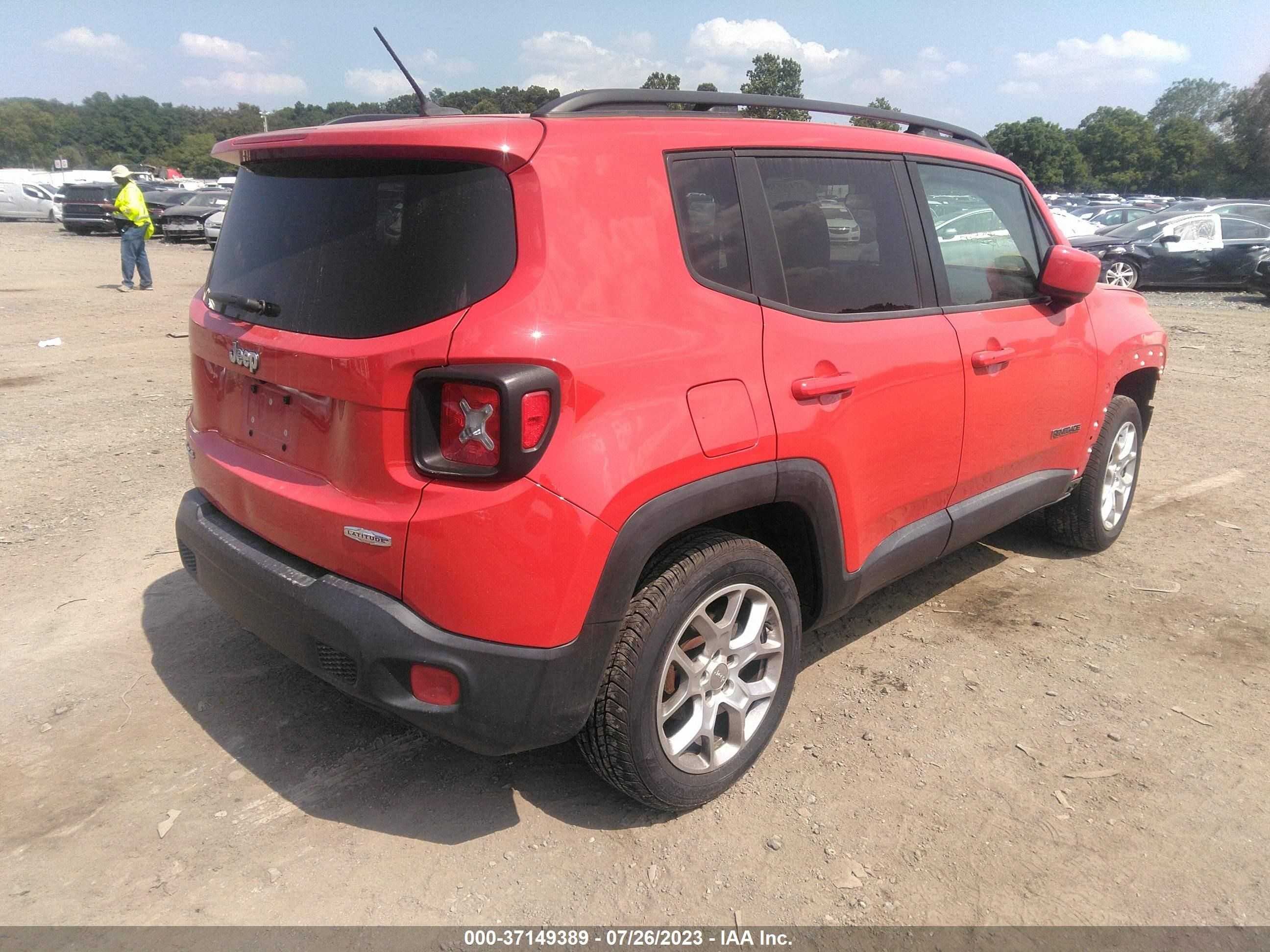 Photo 3 VIN: ZACCJBBT0FPB59415 - JEEP RENEGADE 