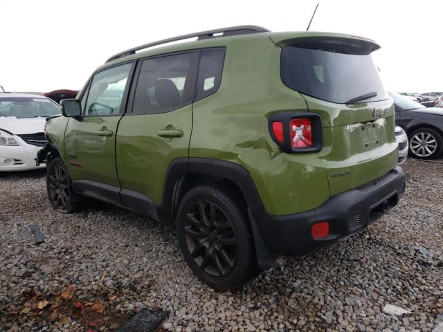 Photo 2 VIN: ZACCJBBT9GPE00009 - JEEP RENEGADE 