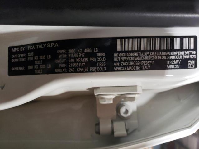 Photo 11 VIN: ZACCJBCB9HPE98711 - JEEP RENEGADE T 