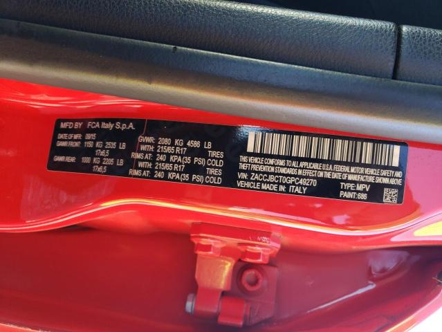 Photo 12 VIN: ZACCJBCT0GPC49270 - JEEP RENEGADE 