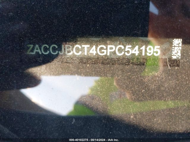 Photo 8 VIN: ZACCJBCT4GPC54195 - JEEP RENEGADE 