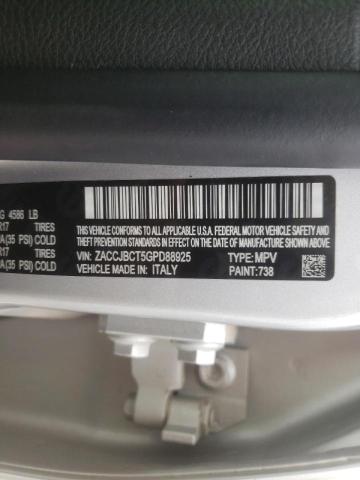 Photo 9 VIN: ZACCJBCT5GPD88925 - JEEP RENEGADE T 