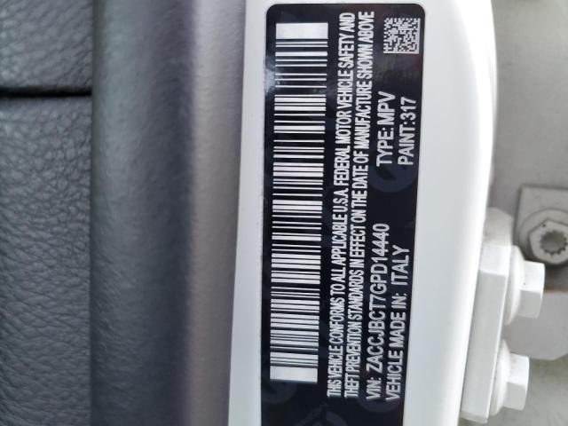 Photo 12 VIN: ZACCJBCT7GPD14440 - JEEP RENEGADE T 