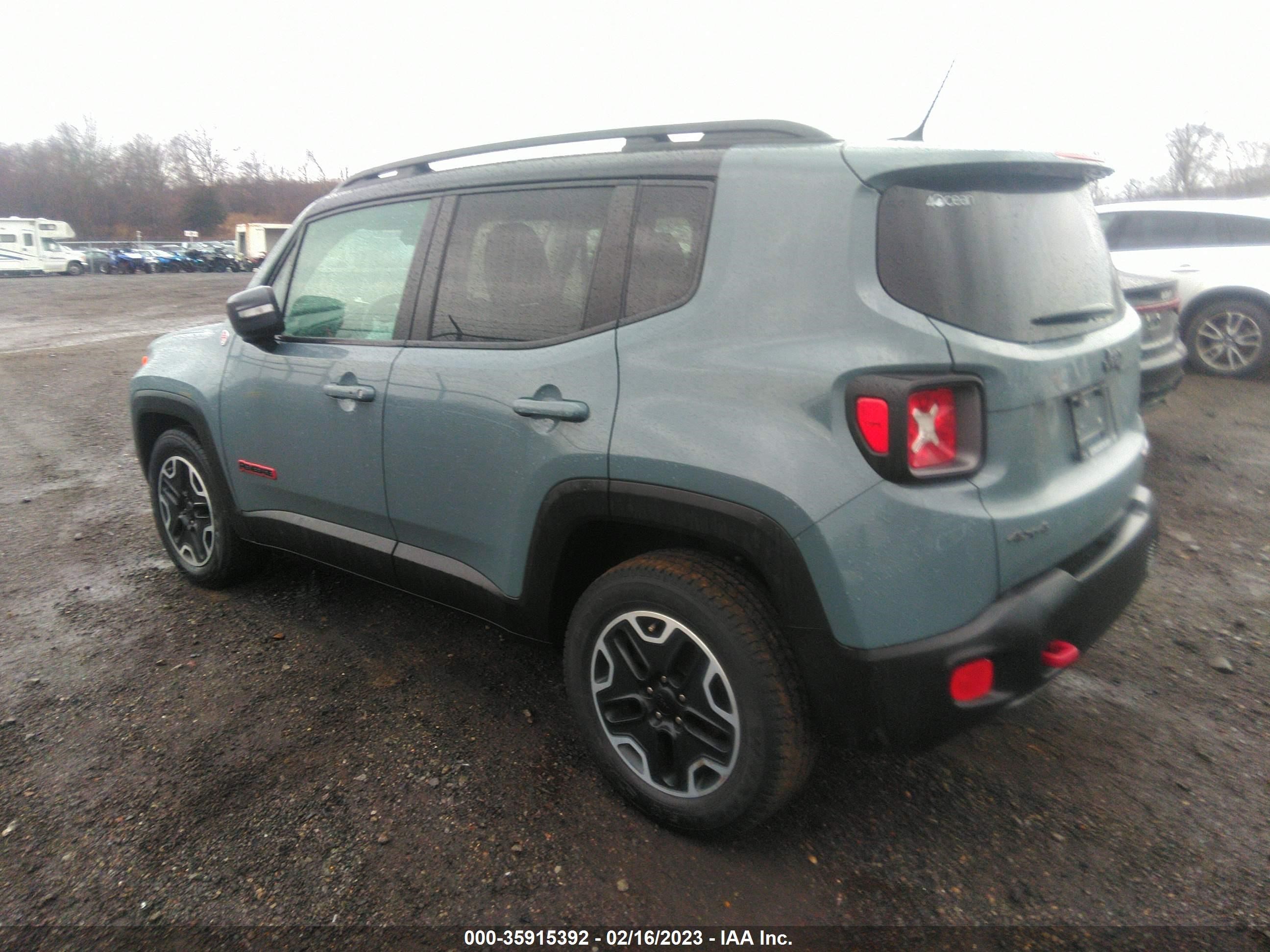 Photo 2 VIN: ZACCJBCT7GPE29278 - JEEP RENEGADE 