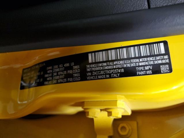 Photo 11 VIN: ZACCJBCT9GPD57418 - JEEP RENEGADE T 