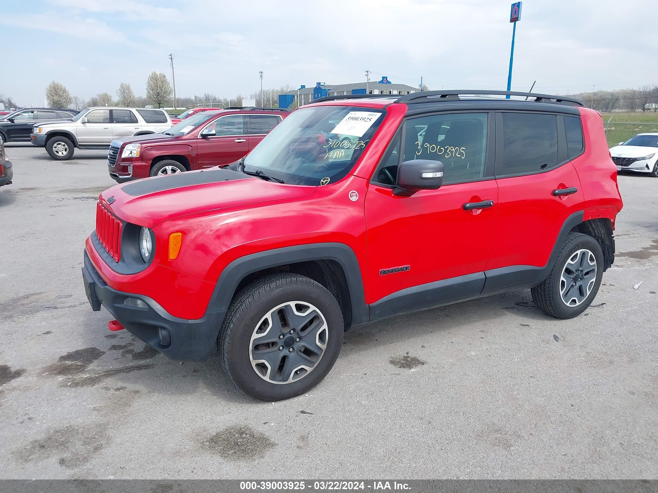 Photo 1 VIN: ZACCJBCTXGPC49244 - JEEP RENEGADE 