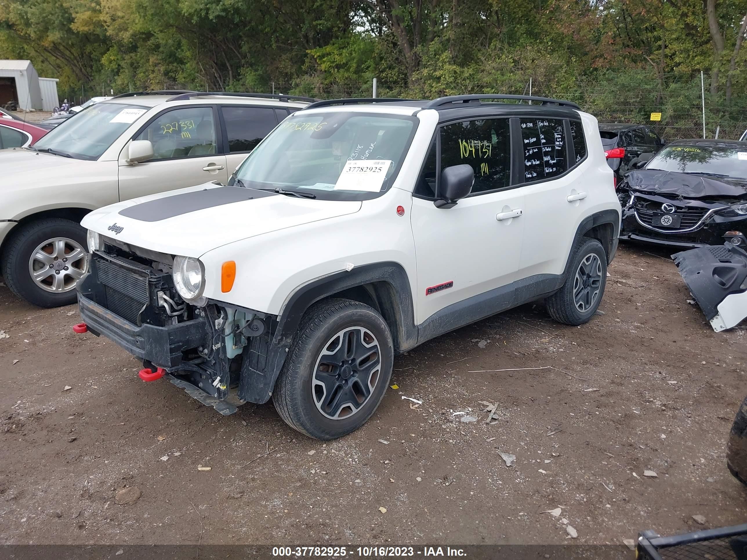 Photo 1 VIN: ZACCJBCTXGPC58364 - JEEP RENEGADE 