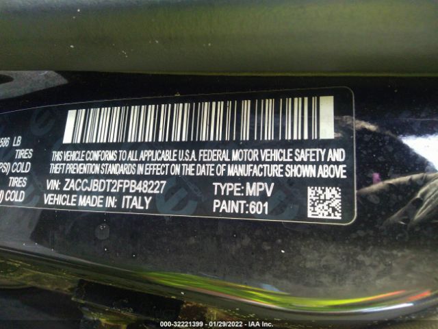 Photo 8 VIN: ZACCJBDT2FPB48227 - JEEP RENEGADE 