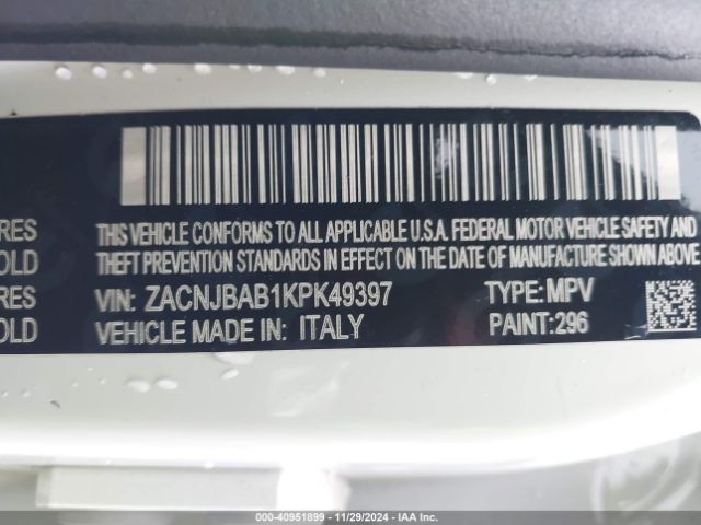 Photo 8 VIN: ZACNJBAB1KPK49397 - JEEP RENEGADE 