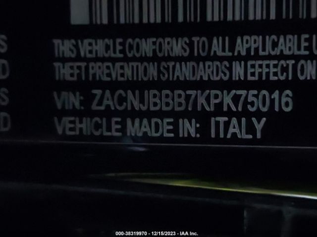 Photo 8 VIN: ZACNJBBB7KPK75016 - JEEP RENEGADE 