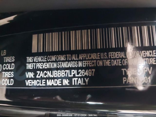 Photo 8 VIN: ZACNJBBB7LPL26497 - JEEP RENEGADE 