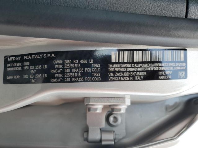 Photo 12 VIN: ZACNJBD15KPJ84976 - JEEP RENEGADE L 