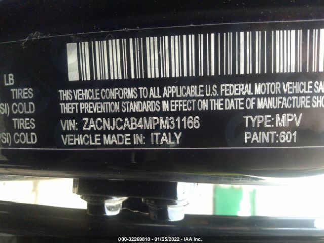 Photo 8 VIN: ZACNJCAB4MPM31166 - JEEP RENEGADE 