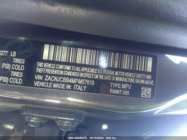 Photo 8 VIN: ZACNJCBB4MPM57619 - JEEP RENEGADE 