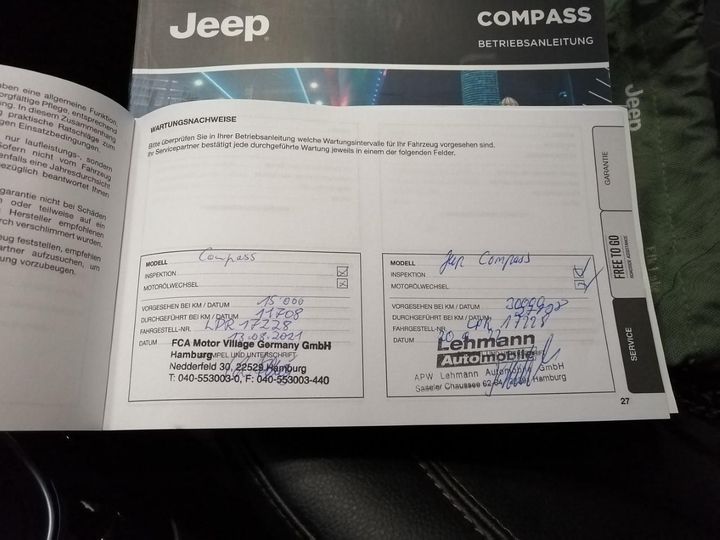 Photo 9 VIN: ZACNJCC15LPR17228 - JEEP COMPASS 