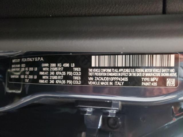 Photo 12 VIN: ZACNJDB10PPP43405 - JEEP RENEGADE 