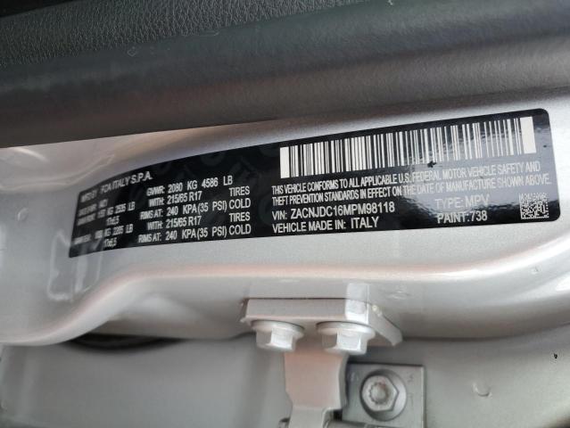 Photo 11 VIN: ZACNJDC16MPM98118 - JEEP RENEGADE 