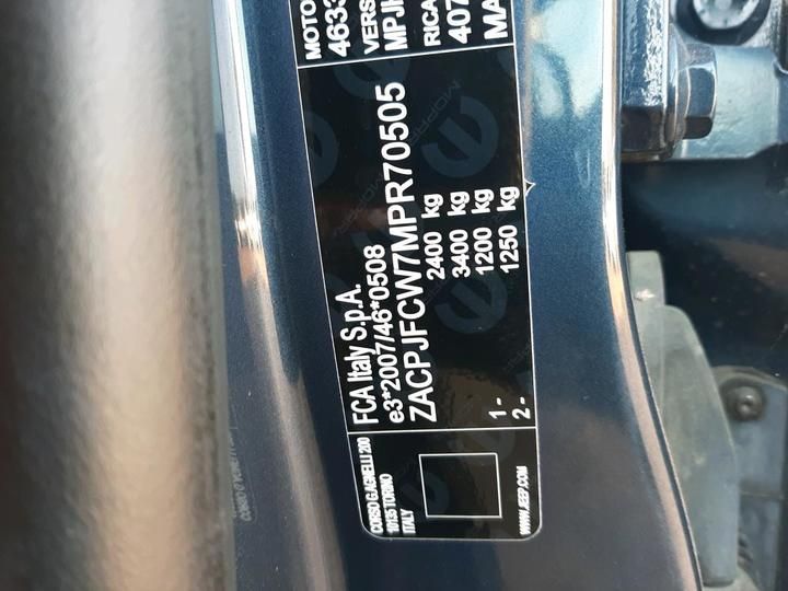 Photo 13 VIN: ZACPJFCW7MPR70505 - 31 JEEP COMPASS 