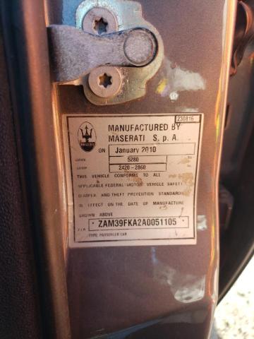 Photo 11 VIN: ZAM39FKA2A0051105 - MASERATI QUATTROPOR 