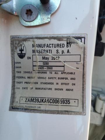 Photo 11 VIN: ZAM39JKA6C0065935 - MASERATI QUATTROPOR 