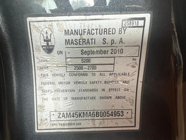 Photo 9 VIN: ZAM45KMA6B0054953 - MASERATI GRANTURISM 