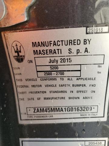 Photo 11 VIN: ZAM45MMA1G0163209 - MASERATI GRANTURISM 