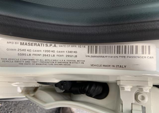 Photo 9 VIN: ZAM56RRA7F1141375 - MASERATI QUATTROPOR 