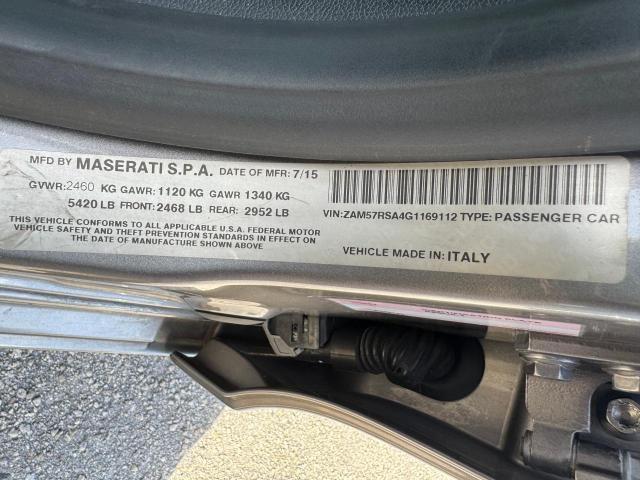 Photo 14 VIN: ZAM57RSA4G1169112 - MASERATI GHIBLI S 