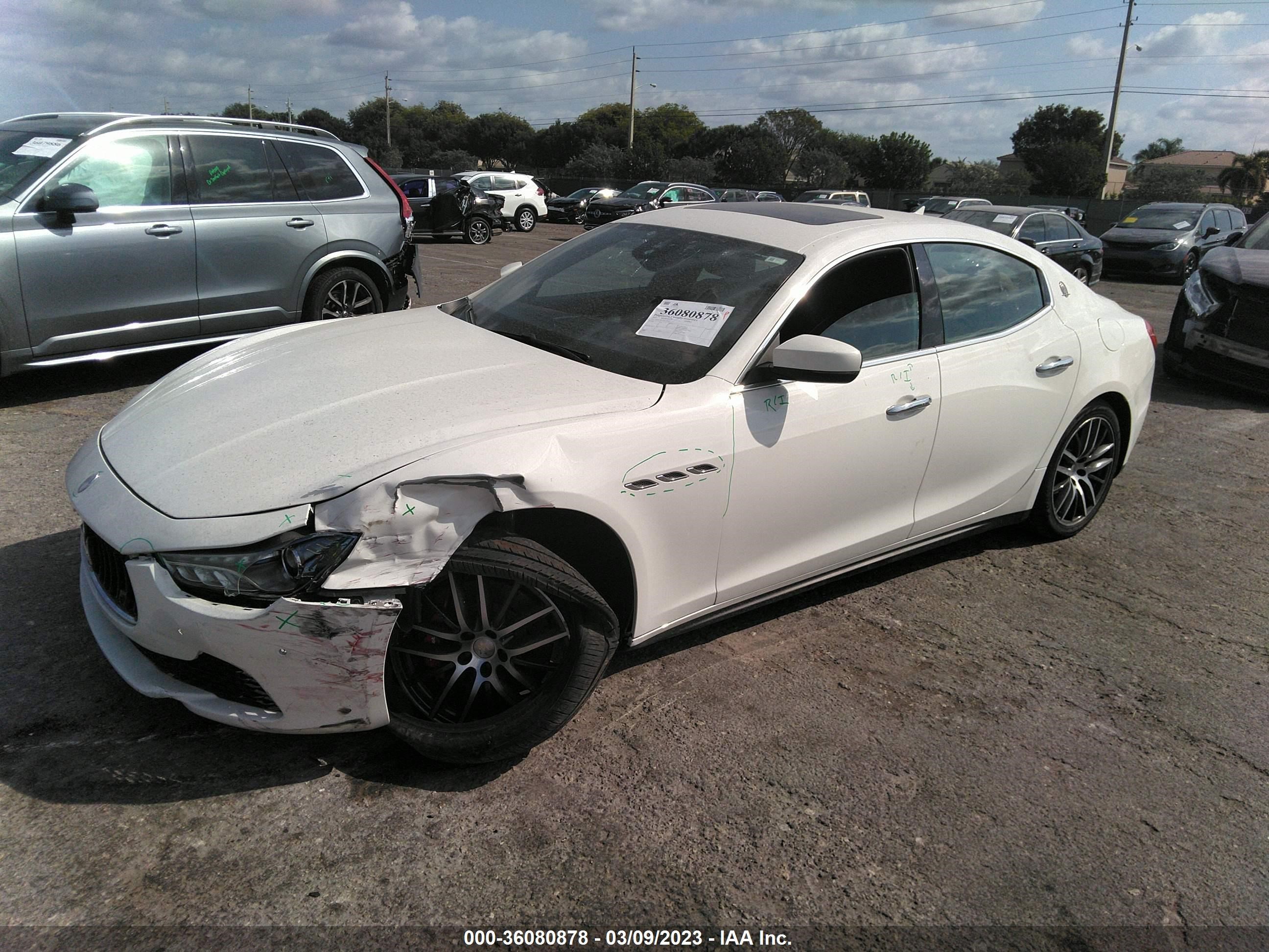 Photo 1 VIN: ZAM57RSA5H1235930 - MASERATI GHIBLI 