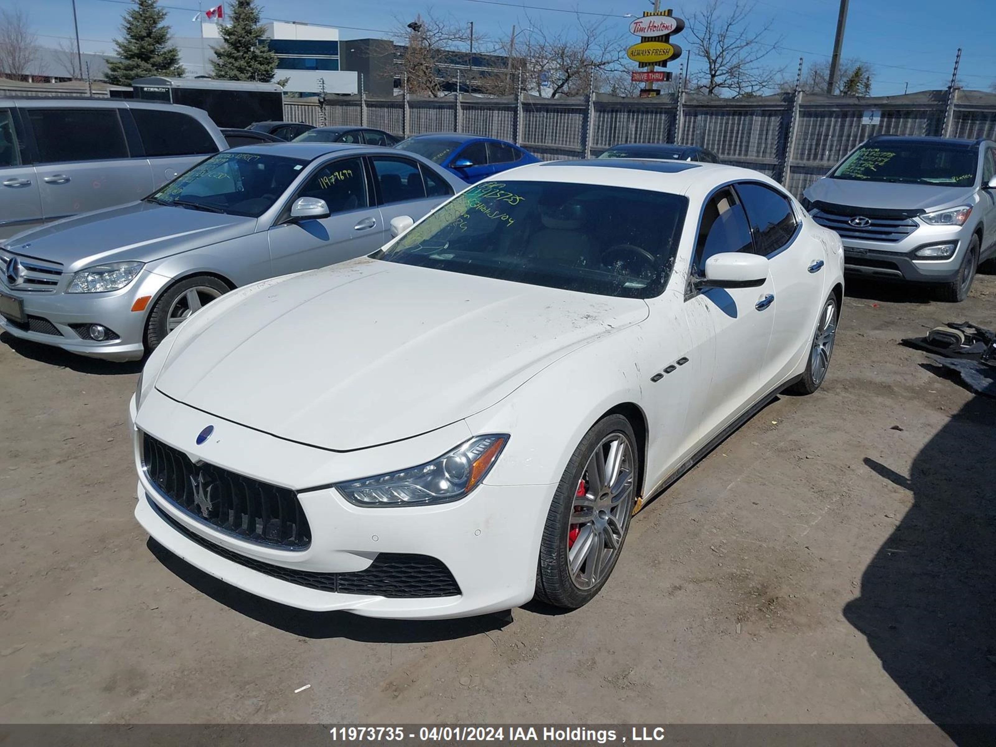 Photo 1 VIN: ZAM57RTA0F1135178 - MASERATI GHIBLI 