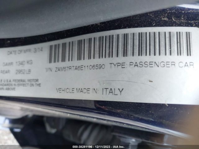 Photo 8 VIN: ZAM57RTA6E1106590 - MASERATI GHIBLI 