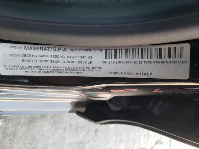 Photo 9 VIN: ZAM57RTA7F1143133 - MASERATI GHIBLI S 