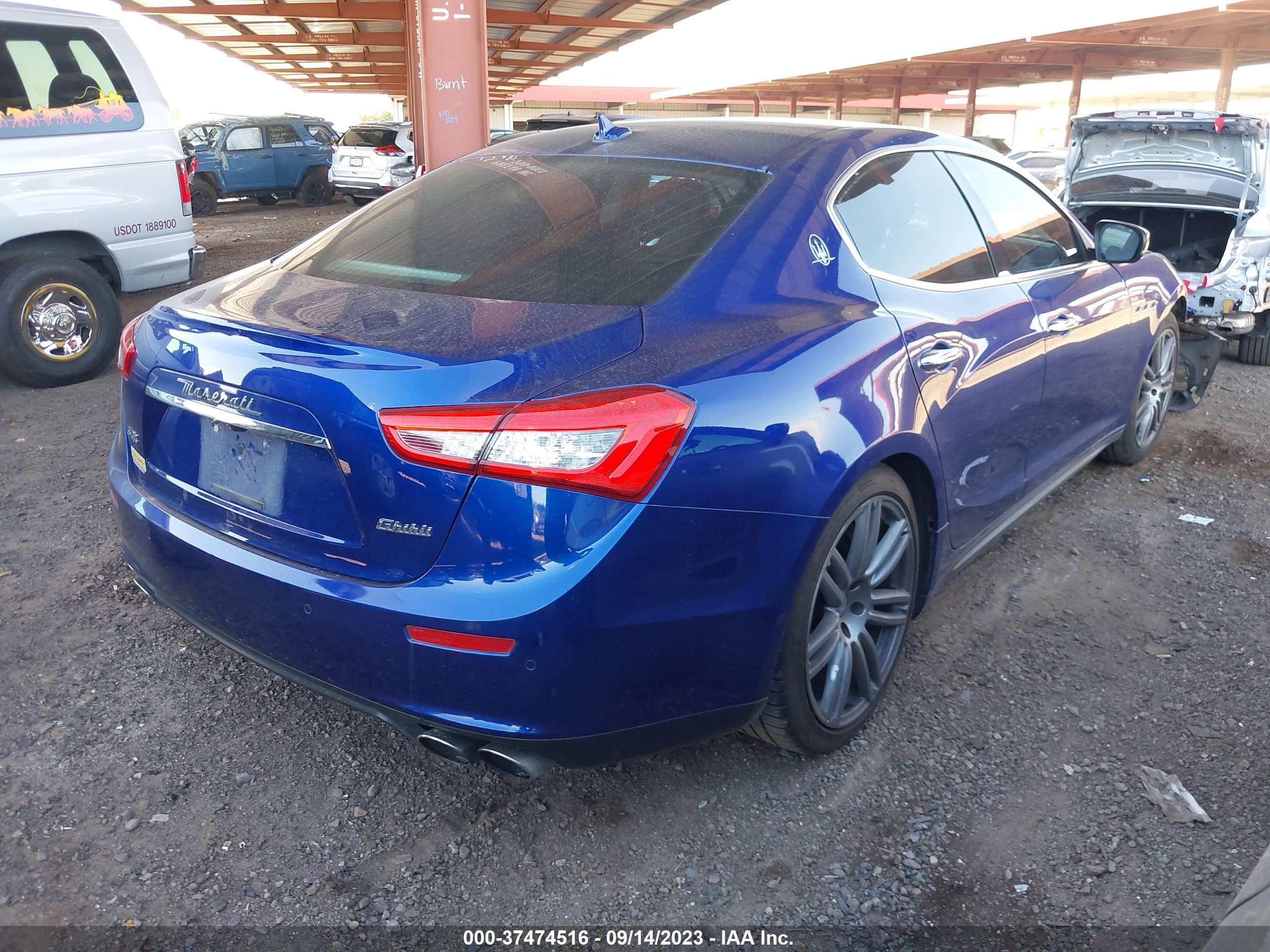 Photo 3 VIN: ZAM57RTL4H1248376 - MASERATI GHIBLI 