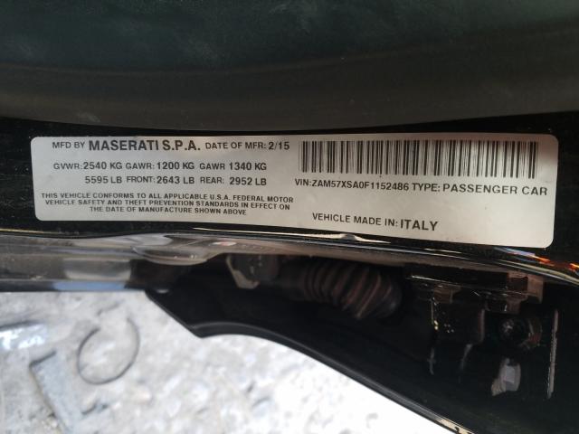 Photo 9 VIN: ZAM57XSA0F1152486 - MASERATI GHIBLI 